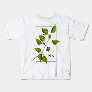 Saskatchewan - White Birch Kids T-Shirt